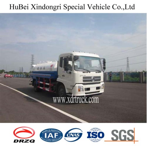 Dongfeng 10cbm Water Bowser Camion-citerne