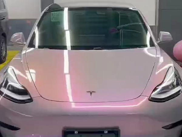 Chameleon Gloss Pink Car Vinyl Wrap