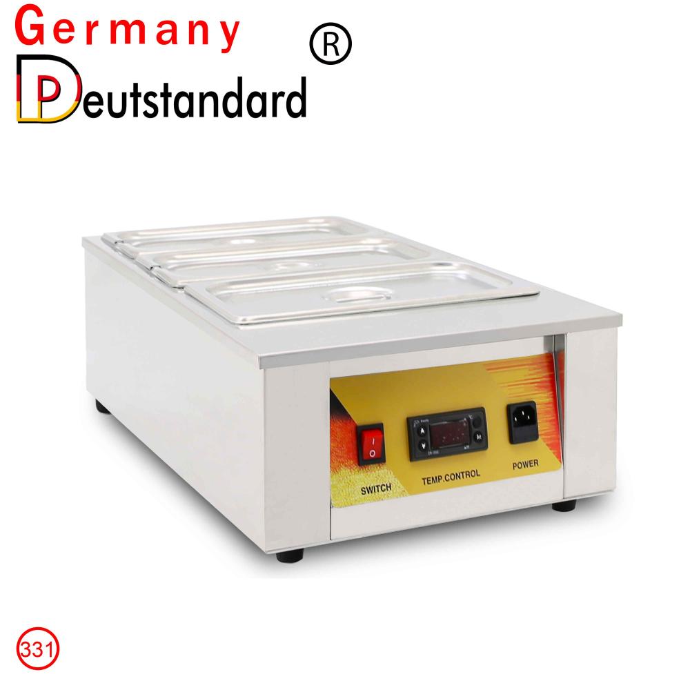 Chocolate Melting Pot Digital Control Chocolate Tempering Machine 3 Tanks