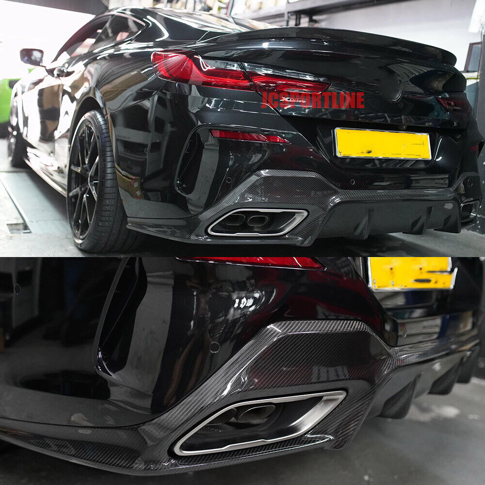 DRY Carbon Rear Bumper Diffuser Lip For BMW 8Series G14 G15 M850i M-Sport 2018 - 2022