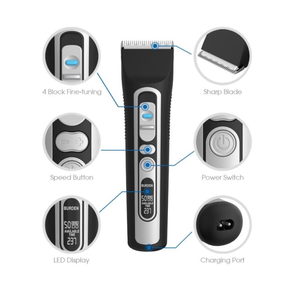 Wholesale Electric Cordless Mens Trimmer Hair Clippers