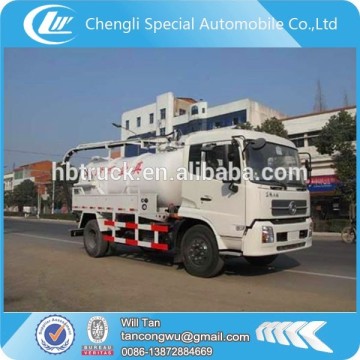 dongfeng kingrun 4x2 vacuum sewage sucking truck