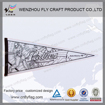 supplier for paper pennant flag