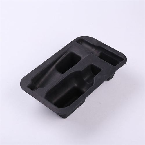 Disposable Ecofriendly Paper Black Cosmetic Packaging Insert