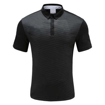 Camisa de pólo de futebol seco masculino