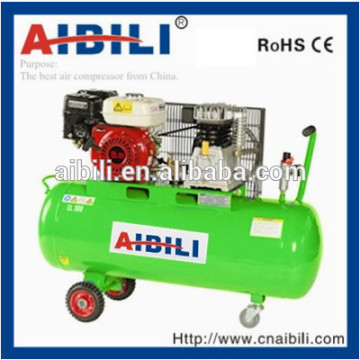 7.5HP Italy series portable petrol engine gasoline belt air compressor