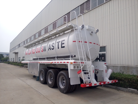 3Axle 5500US Gallon Vacuum Suction Sewage Tank Semi Trailer