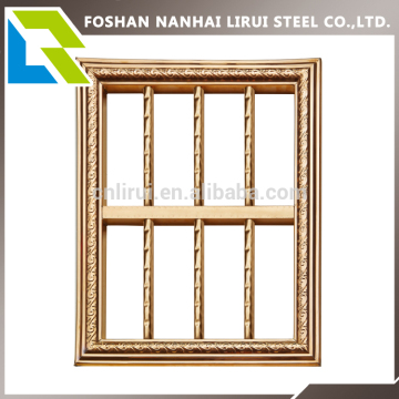 Strong durable security window bars