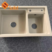 Quality Black Artificial Stone Kitchen Sink for Farmhouse Style
