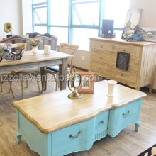 Modern Painted MDF Coffee Table with Drawers