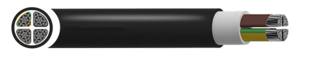 Кабель NA2XYАлюминий СПЭ ПВХ-0,6/1кВ NA2XY CableAluminium XLPE PVC-0.6/1kV