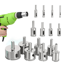 Customizable Electroplated Drill Hole Opener with Pilot Bit Set