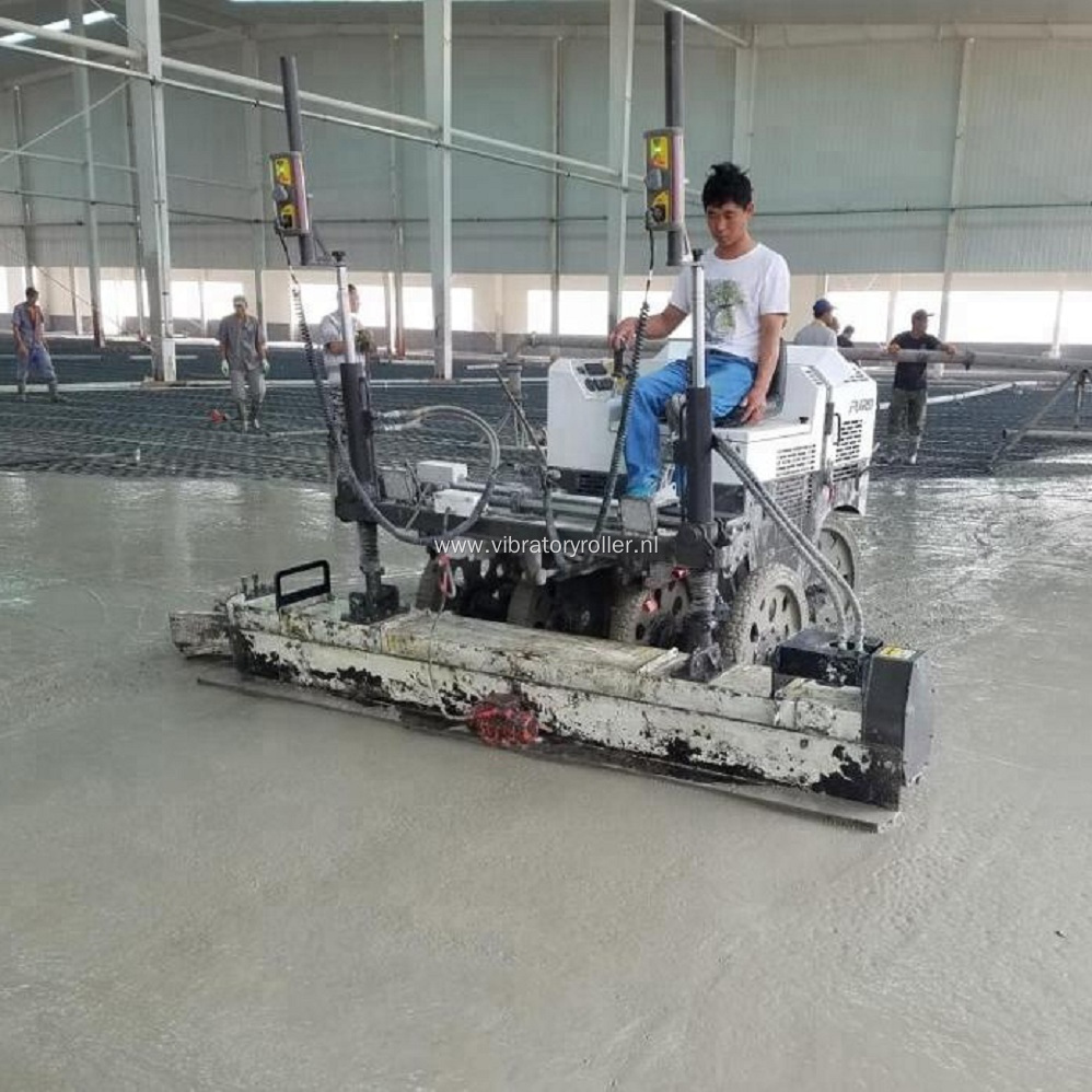 Hydraulic concrete laser screed machine self leveling screed