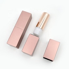 Refillable Metal Aluminum Lipstick Tubes, 12.1mm Empty Square Lipstick Cases