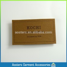 Custom Embossed carving patch leather label
