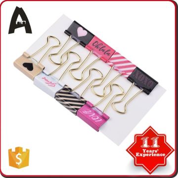 Promotion factory supply double binder clip