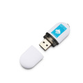 Chiavetta USB in plastica con rossetto colorato