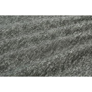 POLY BRUSHED MELANGE COLOR KNIT FABRIC