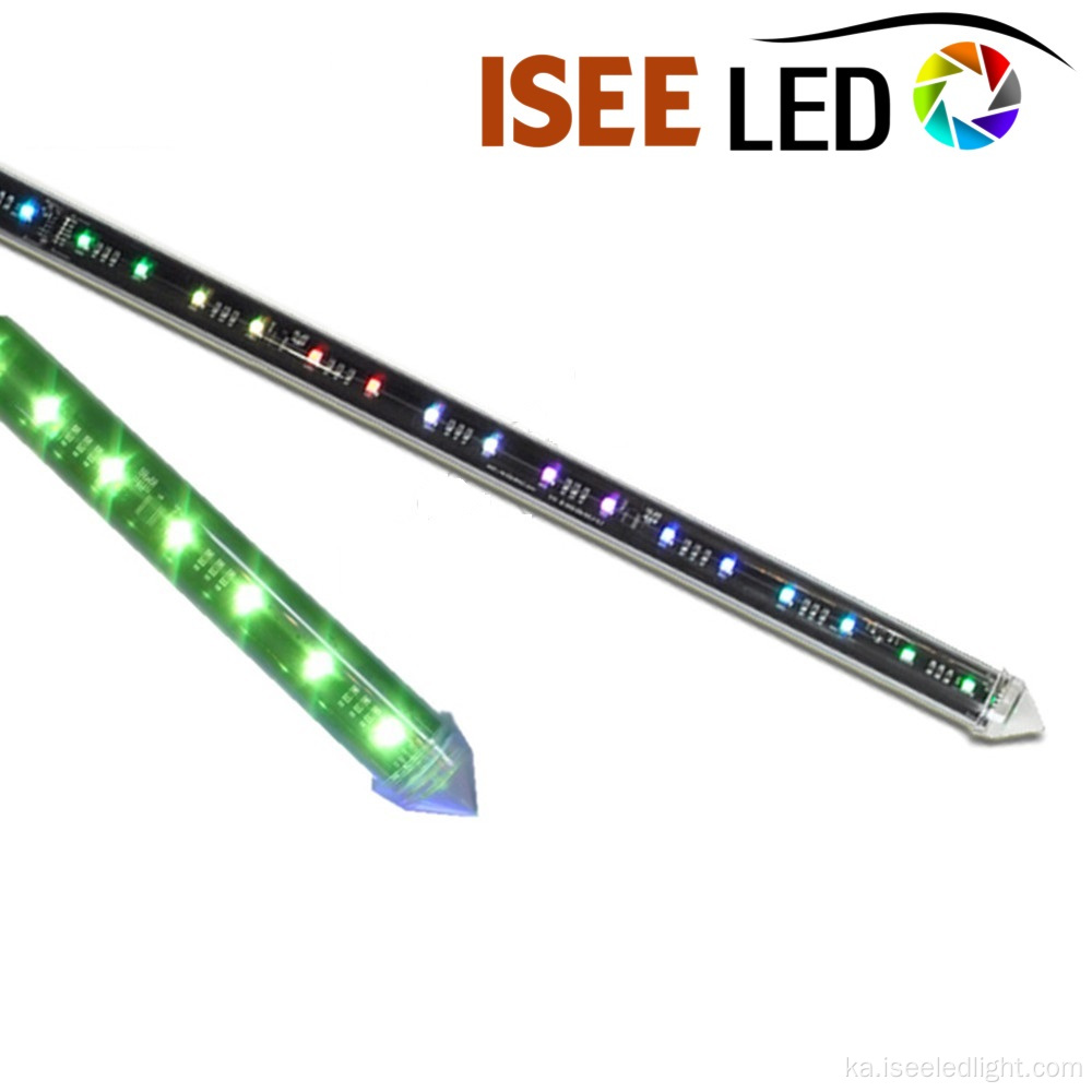 Madrix RGB Pixel LED Tube 3D ვერტიკალური მილის