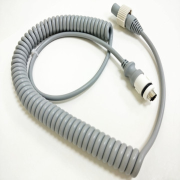 DIN Connector Tinggi Fleksibiliti Perubatan Perhimpunan Wire Coiled