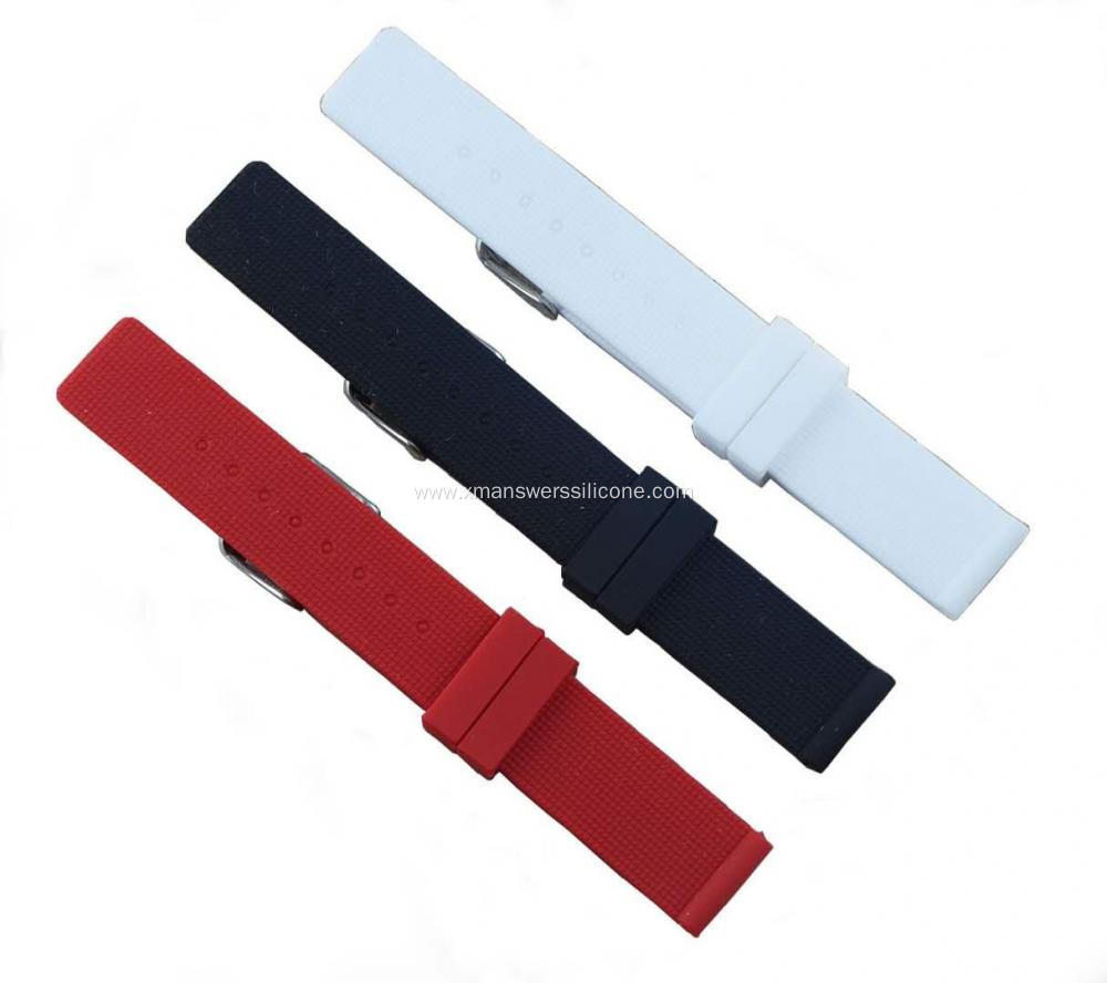 silicone rubber watch band for kids smart watch