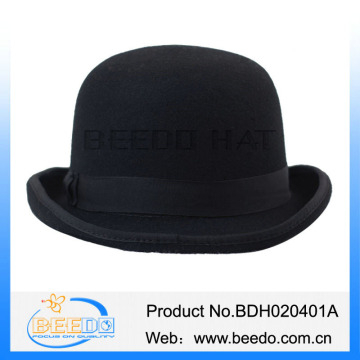 Traditional wool felt magician top hat