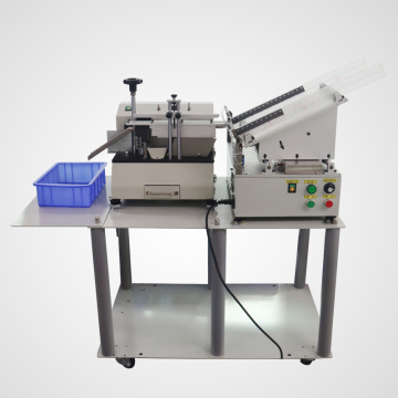 Multi-size capacitor shearing machine