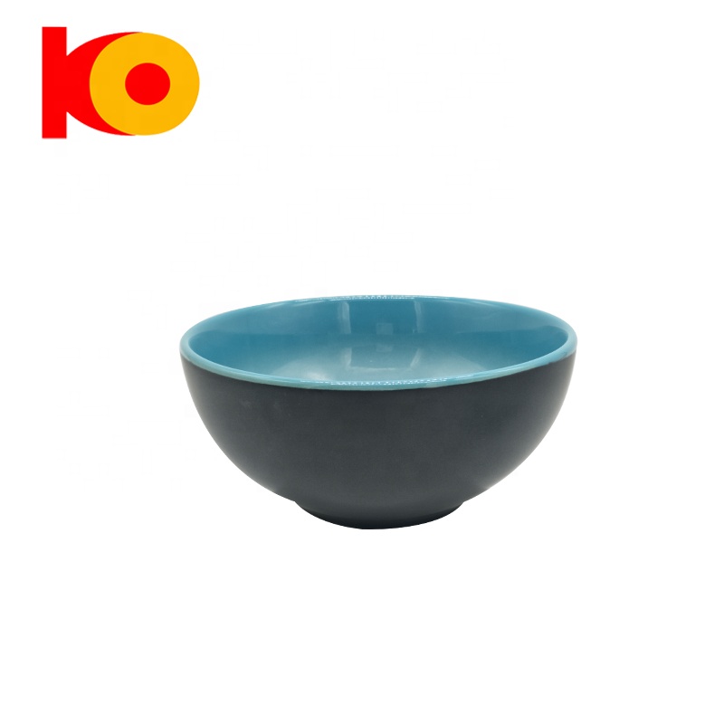 Wholesale Dinnerware 16pcs blue Gradation color dinner sets home using