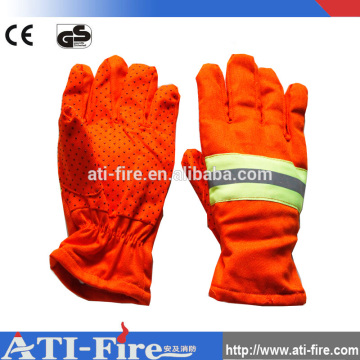 Fire fighters fireman fire safety gloves /protective hand gloves