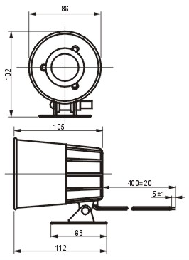 FBES86105 siren