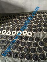 Felt polishing wheels with fiberglass