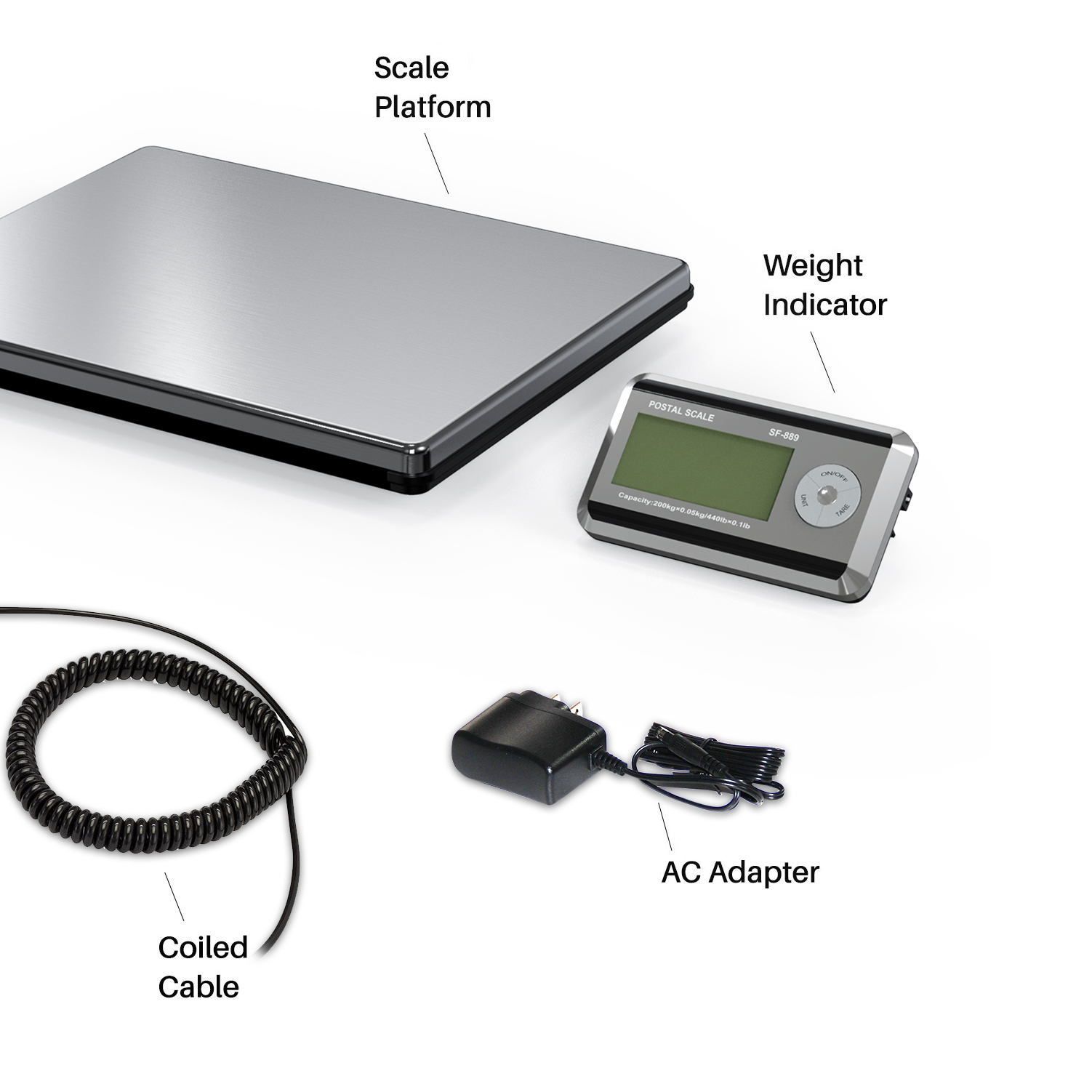 SF-889 new fashioned parcel weighing balance scales 200kg