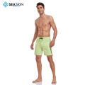 Seaskin Dewasa Pria Kustom Polyester Gym Running Sport Fitness Beach Shorts