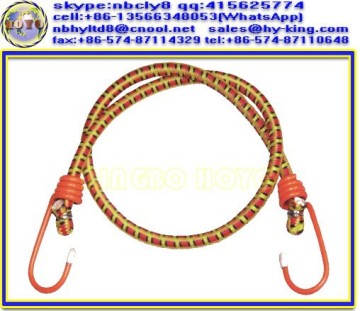 Elastic bungee bike elastic cords , bungie cord , elastic cords with hooks