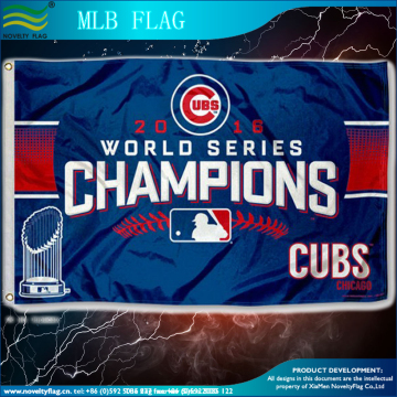 Chicago Cubs team flag Top Quality Promotional Custom Window Car Flag