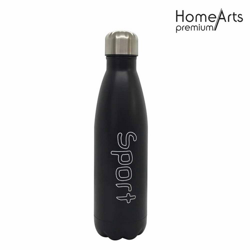 Double wall insulated cola shape thermos water bottle