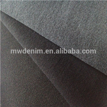 cotton polyester spandex denim china knitting weft fabric