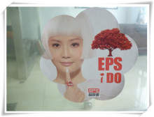 PVC clear sticker, transparent label with white ink