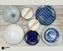 Stamping dinnerware set with full decal