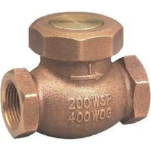 Bronze horizonal lift spring check vale