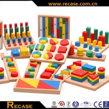 Wooden educational montessori board set games