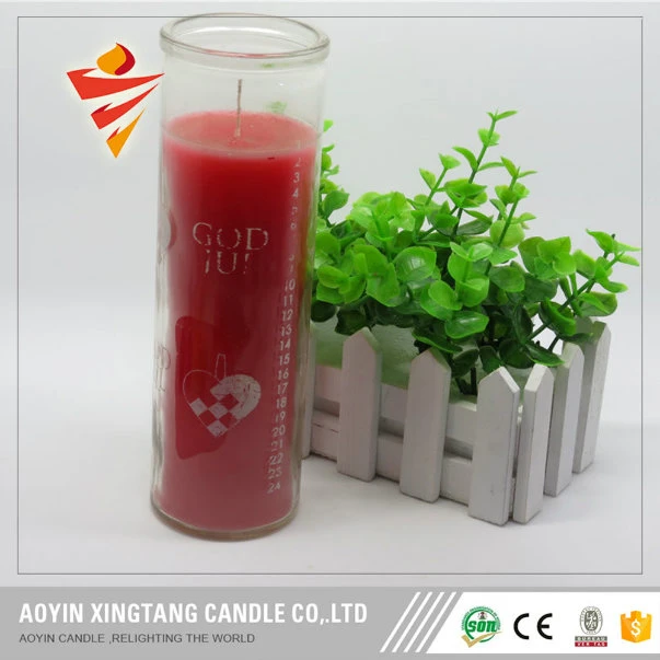 Hot Selling Paraffin Wax Glass Jar Candle