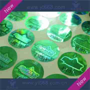 serial numbers security sticker