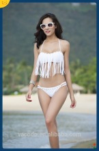 high quality fashion sexy girl special design white swimwear bikini