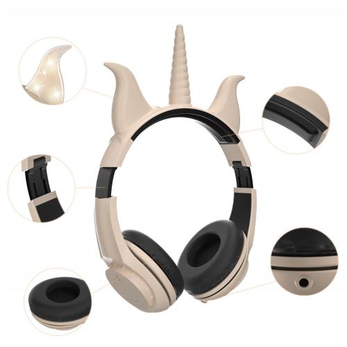 Unicorn Kids Headphones for Girls Boys