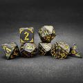 Bescon Giant Fire Muster DND DICE SET 1 Zoll (25 mm), übergroße D &amp; D-Würfel für Dungeons and Dragons Rollenspiele