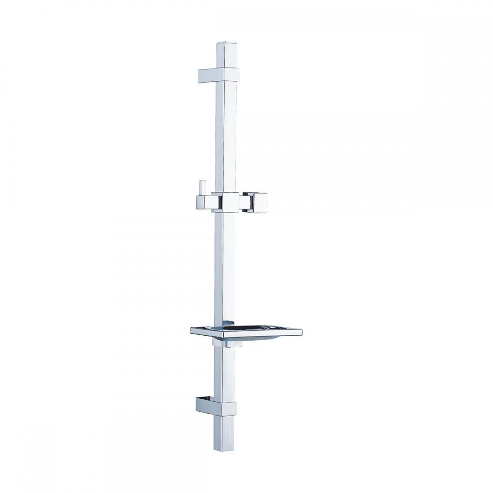 Zinc Alloy Wall Mounted Sliding Bar Shower With Adjustable Height And Soap Holder