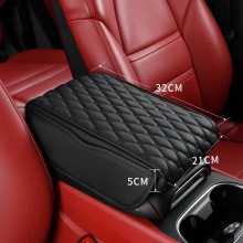 Universal Breathable Leather Car Armrest Storage Pouch