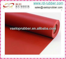 Red Natural Gum Rubber Sheet