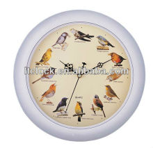 Clock with bird sound